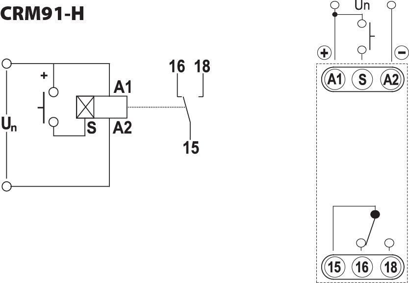 Многофункциональное реле времени CRM-91H UNI 12-240V AC/DC (1x16A_AC1) 2470001 фото