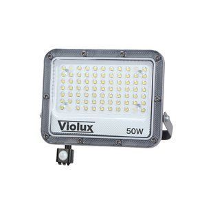 Прожектор Violux CARBON-S 50W 5000K 6000Lm IP65 з датч 400232 фото