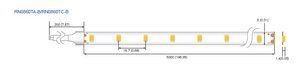 LED лента RISHANG 60-2835-12V-IP20 5,5W 490Lm 6000K 5м (RN0860TA-B-W) RN0860TA-B-W фото