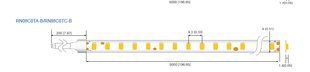 LED лента RISHANG 120-2835-12V-IP20 8,6W 818Lm 6500K 5м (RN08C0TA-B-W) RN08C0TA-B-W фото