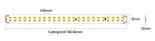LED лента COLORS 144-2835-48V-IP20 5.4W 550Lm 3000K 5м (DS8144-48V-12mm) DS8144-48V-12mm-WW фото