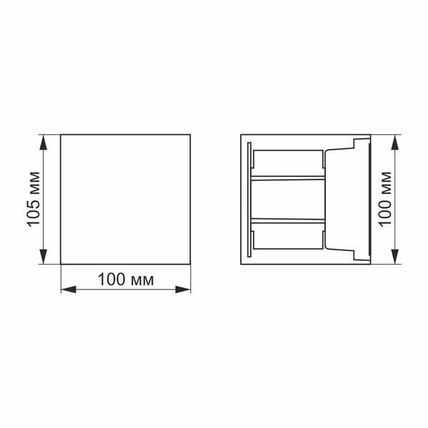 LED Светильник архитектурный AR04 IP54 VIDEX 6W 2700K 26540 фото