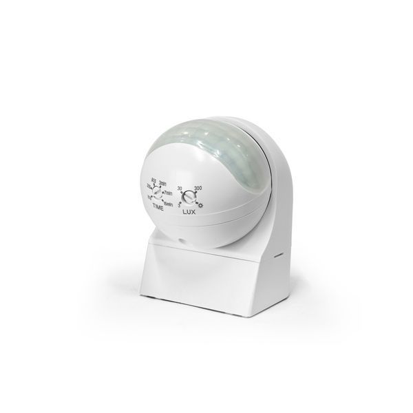 Датчик руху та освітленості настінний кутовий VIDEX VL-SPW11W 220V 800W IP44 інфрачервоний білий VL-SPW11W фото