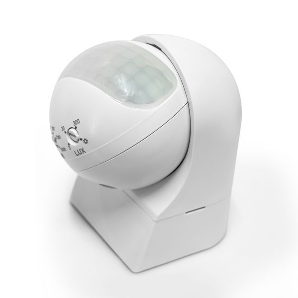 Датчик руху та освітленості настінний кутовий VIDEX VL-SPW11W 220V 800W IP44 інфрачервоний білий VL-SPW11W фото