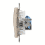 Комп'ютерна розетка, RJ45 CAT6 UTP, Sedna колір бежевий SDD112461 фото