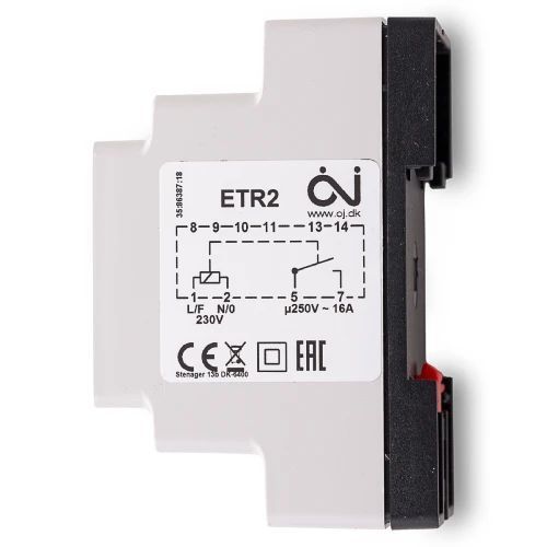 Терморегулятор OJ Electronics на DIN рейку ETR2-1550 00000006172 фото