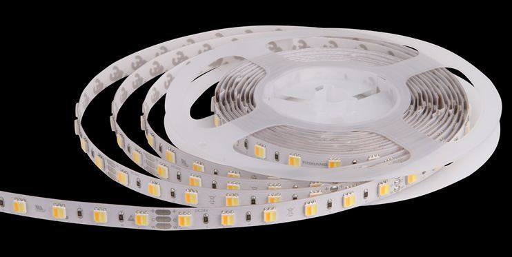 Світлодіодна стрічка RISHANG 60-5050-24V-IP20 10.8W 2700K/6500K 5м (RD0060AC-B-MW) RD0060AC-B-SWW фото