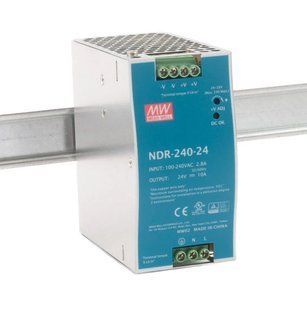 Блок питания Mean Well на DIN-рейку 240W DC24V (NDR-240-24) на DIN-рейку 240W DC24V (NDR-240-24) NDR-240-24 фото