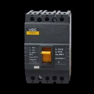 Автоматичний вимикач PCB32 3Р 80А 25кА UEC MCCB-PCB-32-3-0080 фото