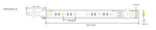 LED лента RISHANG 60-5050-24V-IP20 12.9/4.7W RGB+ 3000K 5м (RD0260AC-A) RD0260AC-A-RGBWW фото