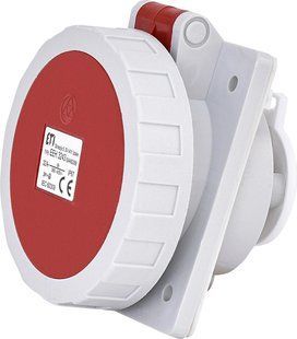 Розетка вбудована EEH-3243 IP67 (32A, 400V, 3P+PE) ETI 4482086 фото