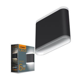 LED Светильник архитектурный AR06 IP54 VIDEX 6W 2700K чёрный 26542 фото