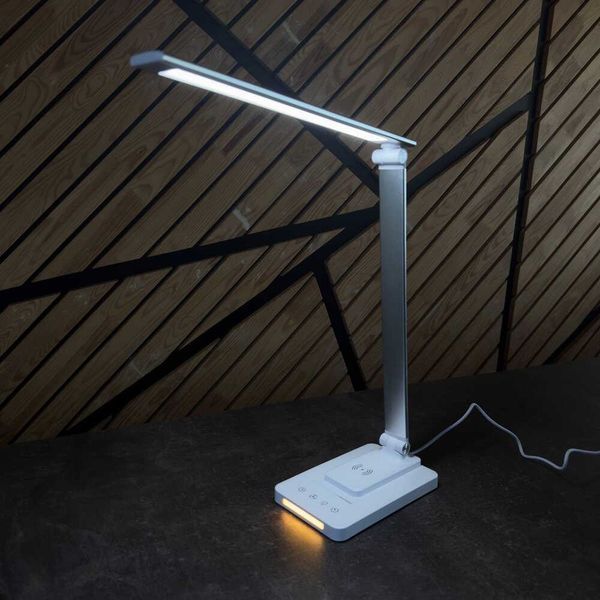 Світильник настільний LED SLIM&nbsp;8W&nbsp;3000-6500К срібний Violux 540501 фото