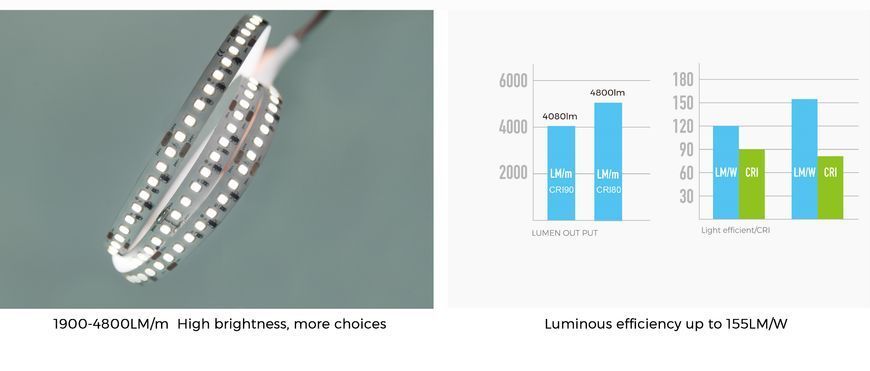 LED лента COLORS 192-2835-24V-IP20 25W 3700Lm 4000K 5м (DS8192-24V-12mm-NW) DS8192-24V-12mm-NW фото