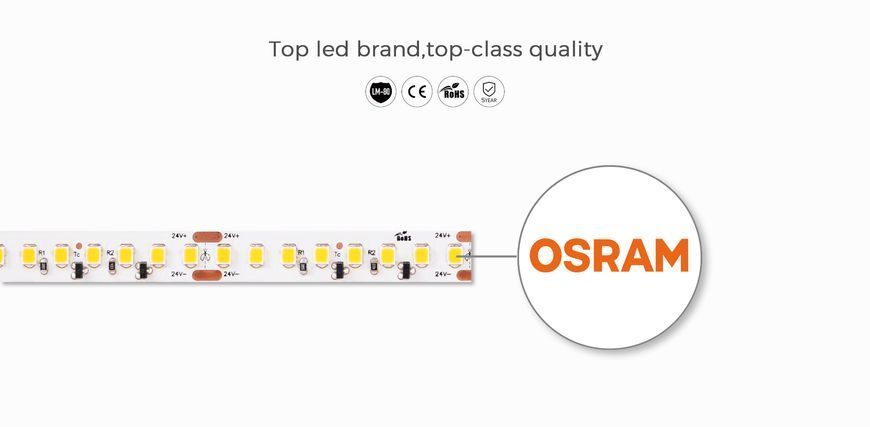 LED лента COLORS 160-2835-24V-IP20 16.4W 2500Lm 4000K 5м (DS8160-24V-10mm-NW) DS8160-24V-10mm-NW фото
