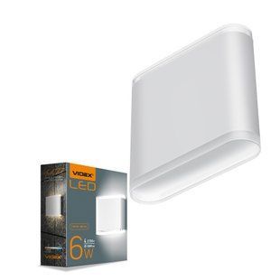LED Светильник архитектурный AR06 IP54 VIDEX 6W 2700K белый 26543 фото