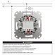 Розетка USB-А + USB-С 3 A 45 Вт Білий Sedna Design SDD111404 фото 2