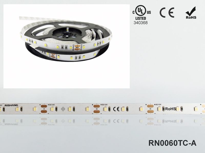 LED стрічка RISHANG 60-2835-24V-IP20 12W 956Lm 3000K 5м (RN0060TC-A-WW) RN0060TC-A-WW фото